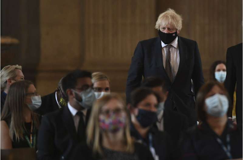 Johnson says UK must live with virus as he announces easing