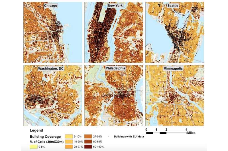 Just how much do density and green space affect urban energy use? It depends on where you live.