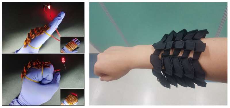 KIMM develops a flexible, stretchable battery capable of moving smoothly like snake scales