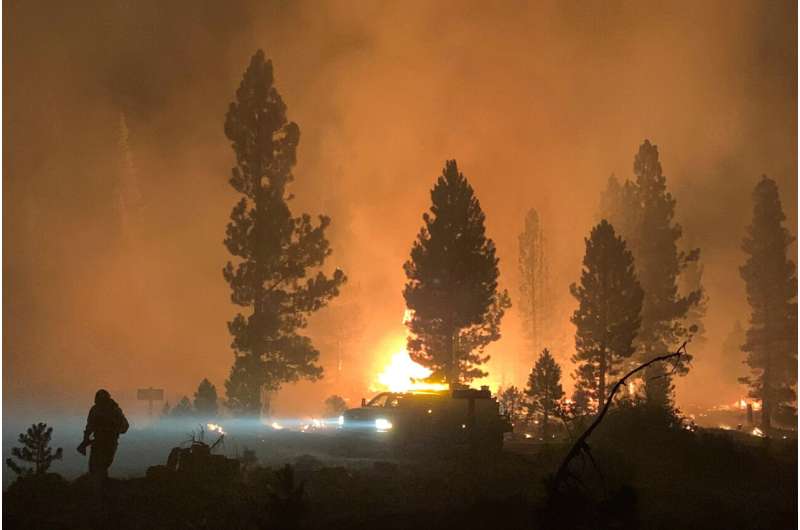 Largest fire grows, forces evacuation of wildlife station