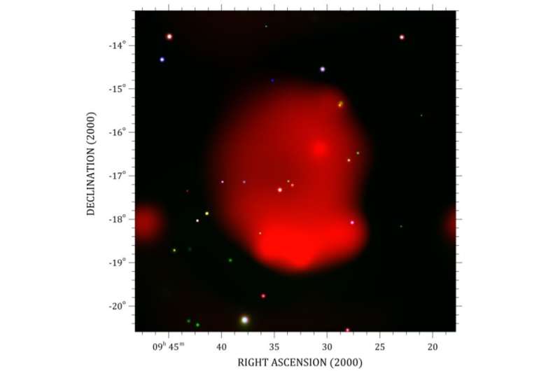 Large supernova remnant detected by eROSITA