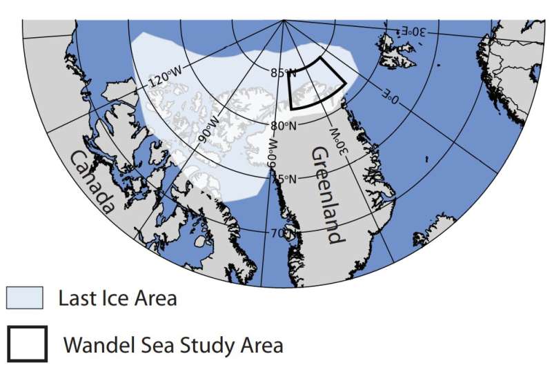 Last ice-covered parts of summertime Arctic Ocean vulnerable to climate change