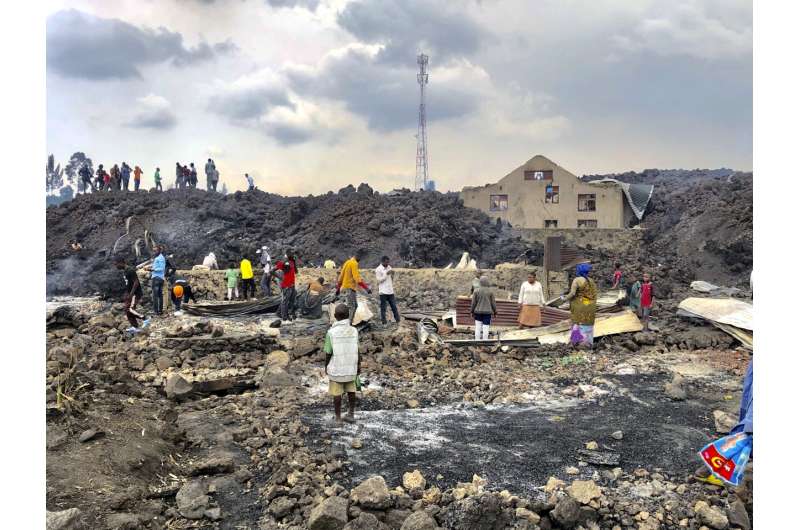 Lava from Congo's volcano eruption emits toxic gas, 7 dead