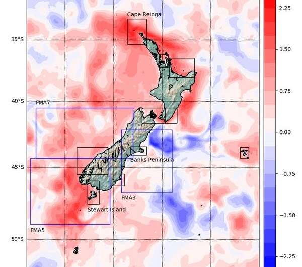 Marine heatwaves during winter could have dire impacts on New Zealand fisheries and herald more summer storms