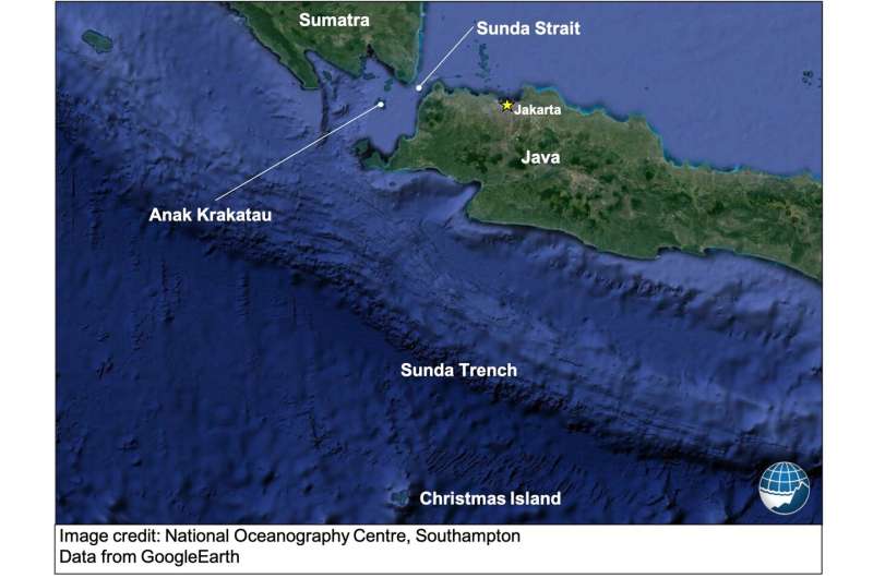 Megablocks on the seafloor reveal that half of Anak Krakatau island collapsed causing the 2018 Sunda Strait tsunami