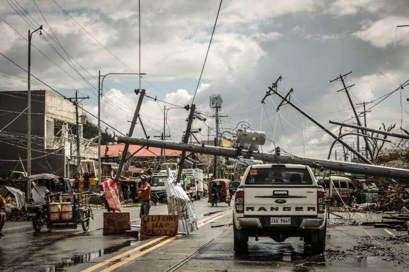 More than 300,000 people fled their homes and beachfront resorts as Rai slammed into the country on Thursday as a super typhoon