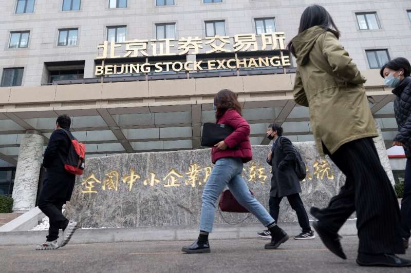 More than 80 companies started trading on the Beijing Stock Exchange, which is expected to complement two main bourses in Shangh