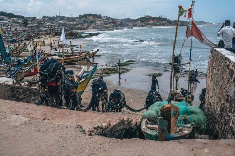 Much of Ghana's coastline is low-lying and vulnerable to rising seas