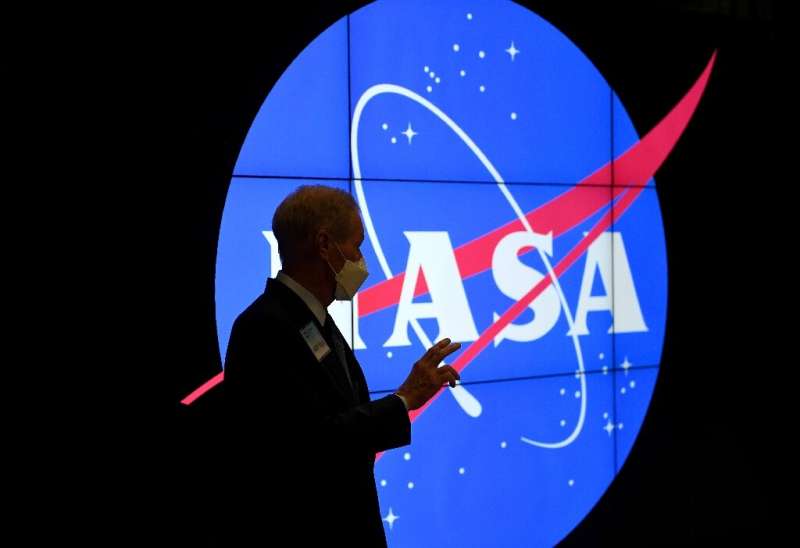 Nasa Administrator Bill Nelson speaks  during a visit to the National Aeronautics and Space Administration (NASA) Goddard Space 