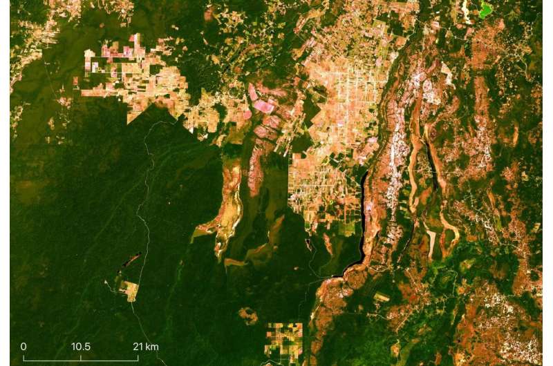 NASA images reveal important forests and wetlands are disappearing in Belize