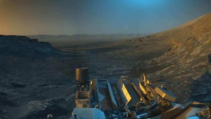 NASA's Curiosity rover sends a picture postcard from Mars