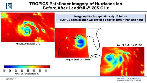 NASA’s TROPICS Pathfinder satellite produces global first light images and captures Hurricane Ida
