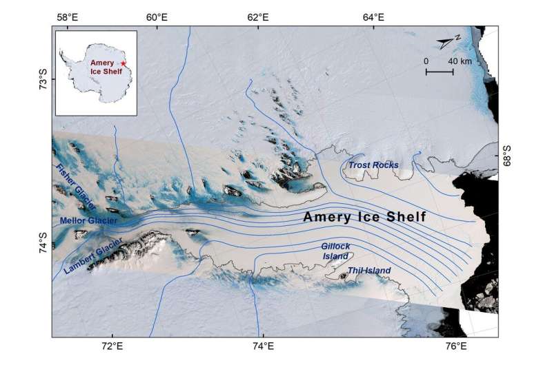 NASA's ICESat-2 satellite reveals shape, depth of Antarctic ice shelf fractures