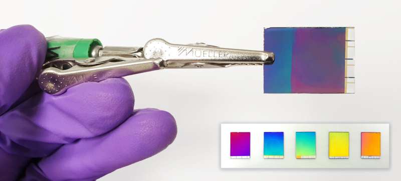 New electronic paper displays brilliant colours