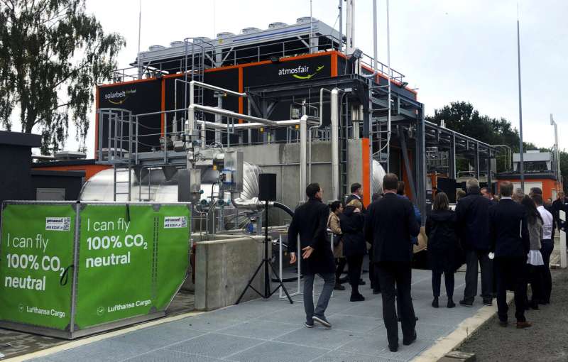 New plant in Germany aims to cut flying's carbon footprint
