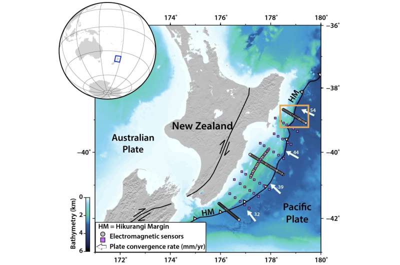 New study helps explain 'silent earthquakes' along New Zealand's North Island