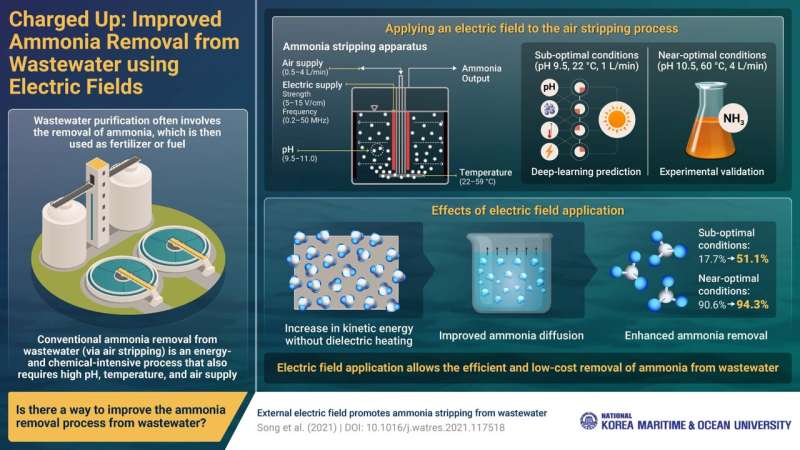 New study shows electric fields can improve the efficiency of wastewater purification