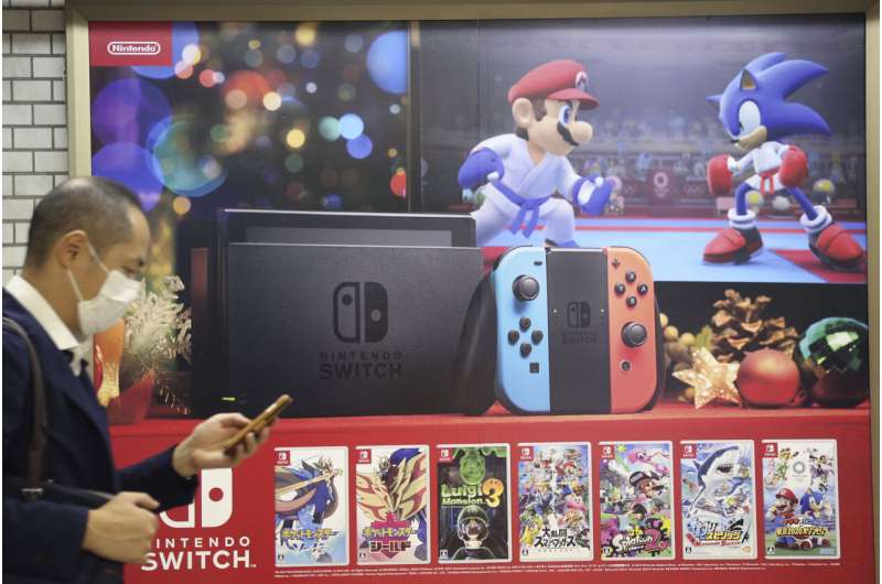 Nintendo's profit drops from last year's pandemic boom