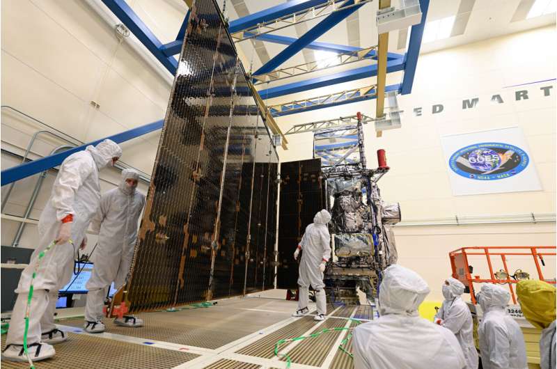 NOAA’s GOES-T completes solar array deployment test