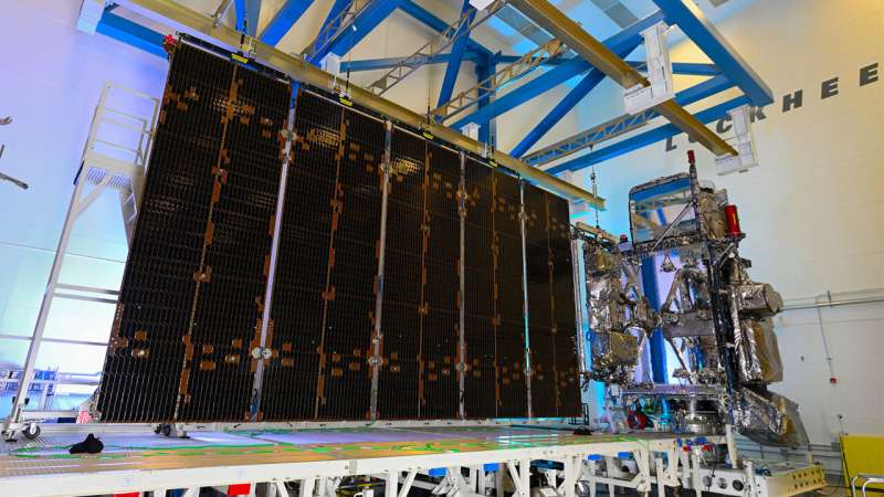NOAA’s GOES-T completes solar array deployment test