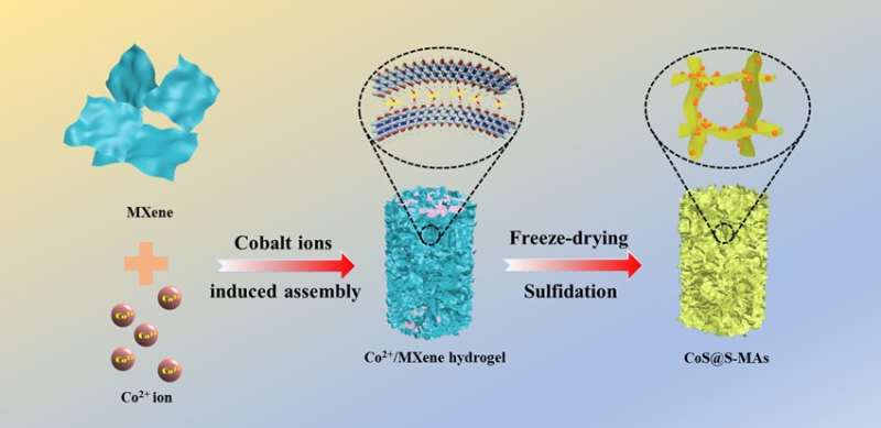 Novel strategy to fabricate 3D-MXene-based electrocatalyst for nitrogen reduction to ammonia