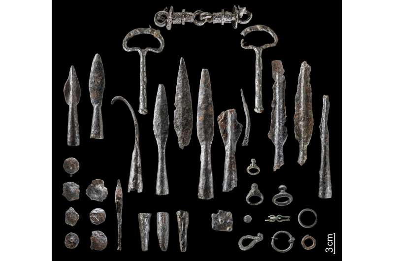One of the biggest Iron Age weapon hoards in western Germany unearthed