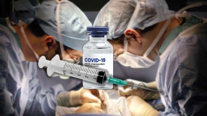 即使在疫苗接种后，器官移植受体即使受到Covid-19的影响