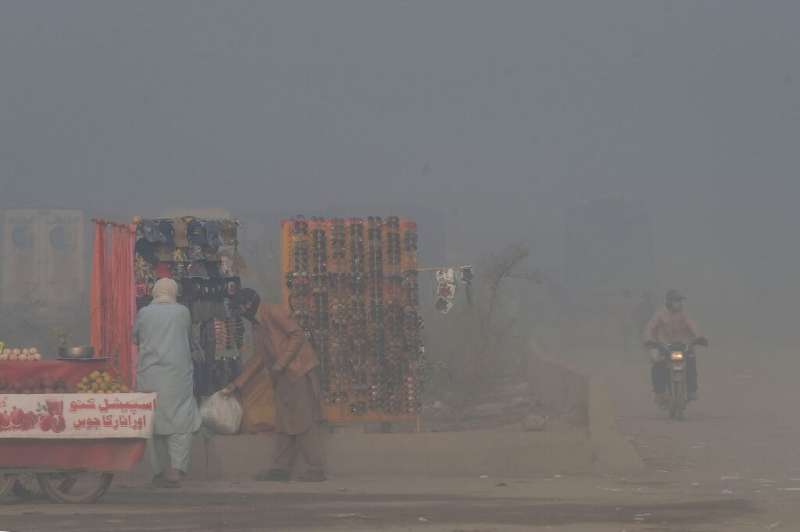 Pakistani officials say smog in Lahore has drifted over from India, or that the air quality figures are exaggerated