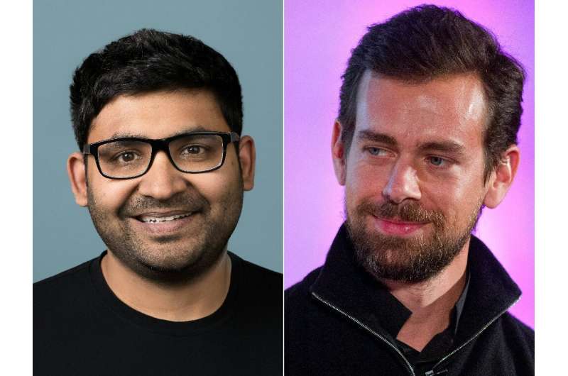 Parag Agrawal (L) has taken over as Twitter CEO from  Jack Dorsey (R)—the latter believes a company remaining 'founder-led' is &