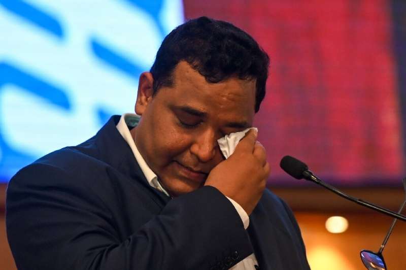 Paytm founder Vijay Shekhar Sharma broke down in tears as the national anthem was played during the opening ceremony at the Bomb