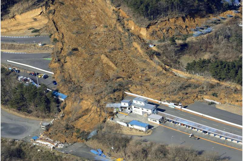 Powerful Japan quake sets off landslide, minor injuries