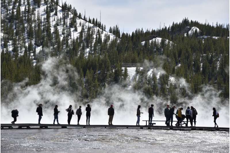 Report: Climate change means less snow for Yellowstone