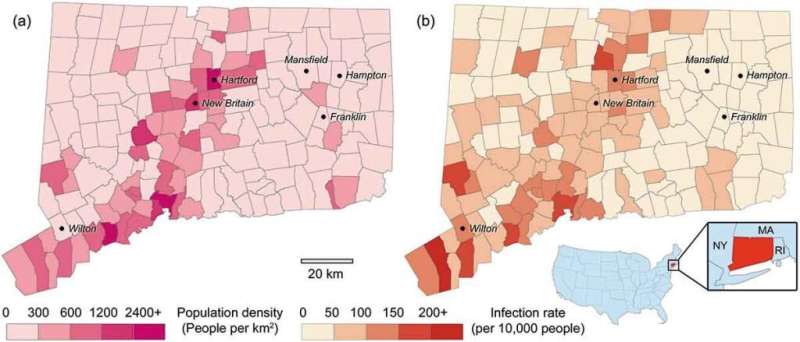 Researcher develops town-level model for COVID-19 in Connecticut