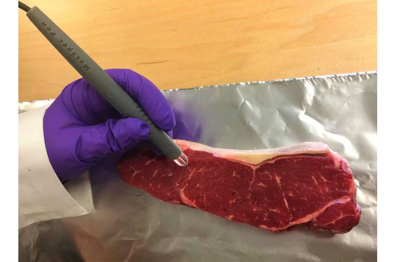 Revealing meat and fish fraud with a handheld ‘MasSpec Pen’ in seconds