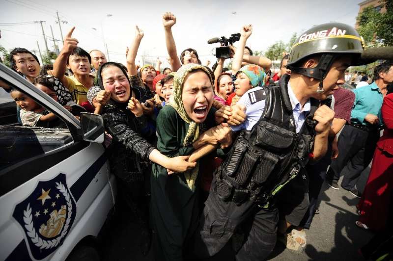 Right groups accidental    China has detained astir   1  cardinal  Uighurs and different   Muslims successful  re-education camps successful  occidental  Xinjiang regio