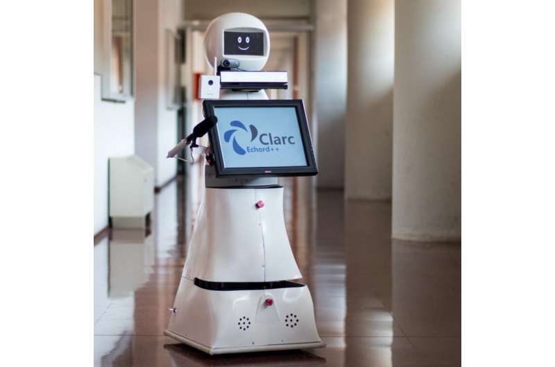 Robot enables communication between people isolated due to COVID-19 and their relatives
