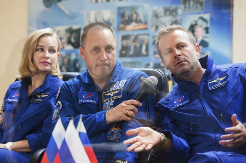 Russia film crew set to blast off to make 1st movie in space