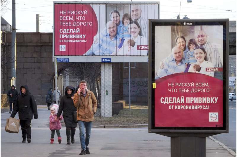 Russia lags behind others in its COVID-19 vaccination drive