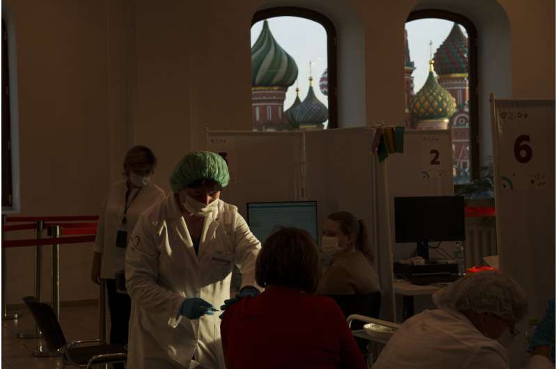 Russia, Ukraine see record daily deaths, low vaccinations
