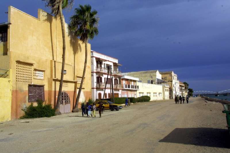 Saint-Louis was the capital of the French colony of Senegal and its colonial-era architecture helped make the island a UNESCO wo