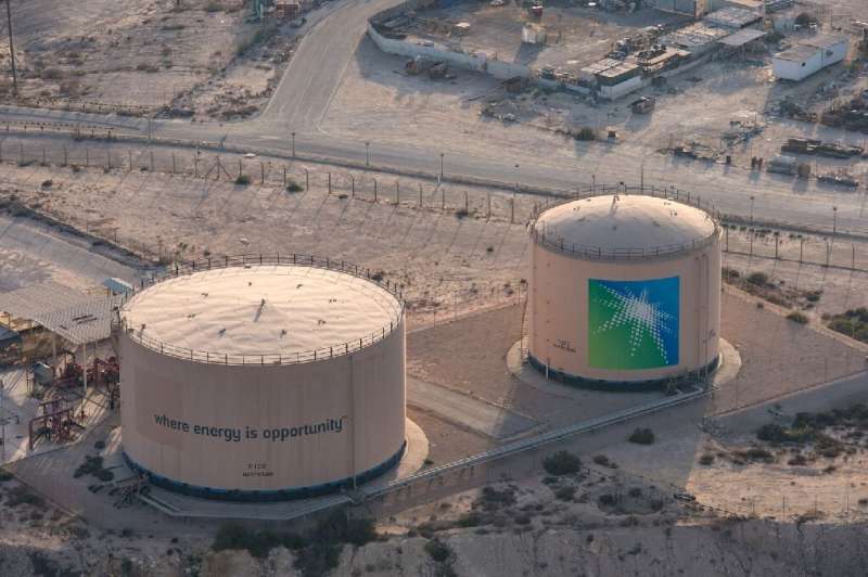 Saudi Aramco's Dhahran oil plants, pictured on February 11, 2018—the kingdom is the world's biggest oil exporter