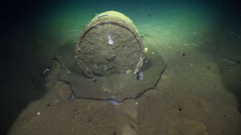 Scientists explore mineral-rich seafloor and DDT dump sites; discover new methane seep, whale fall