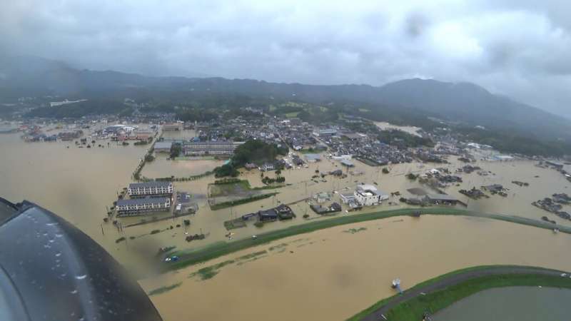 Scientists say climate change is intensifying the risk of heavy rain in Japan and elsewhere