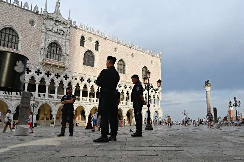Security is tight for G20 finance minsiters meeting in Venice