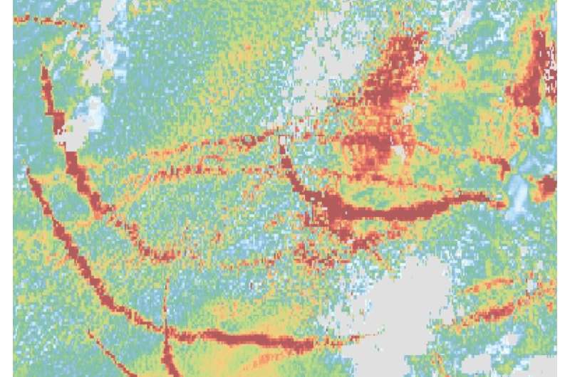 Ship tracks show how aerosols affect clouds fast and slow