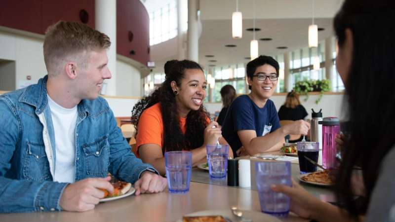 Smaller plates help reduce food waste in campus dining halls