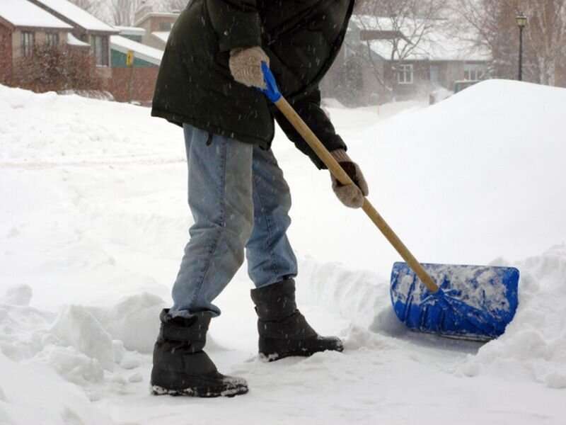 Snow shoveling, slips on ice bring cold weather dangers