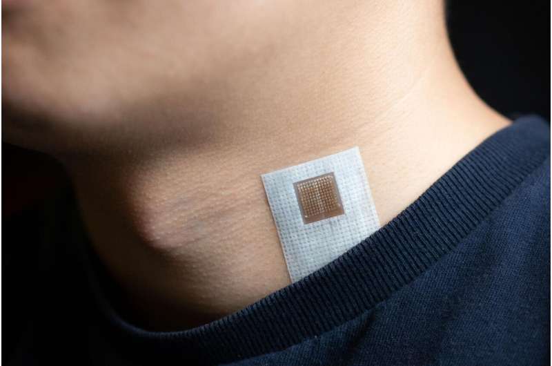 Soft skin patch could provide early warning for strokes, heart attacks
