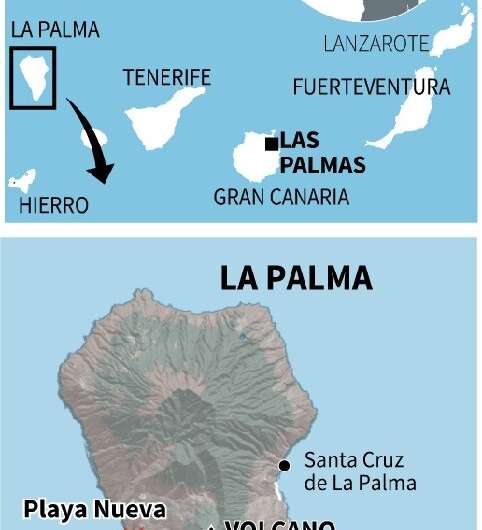 Spain - Volcanic eruption in the Canary Islands