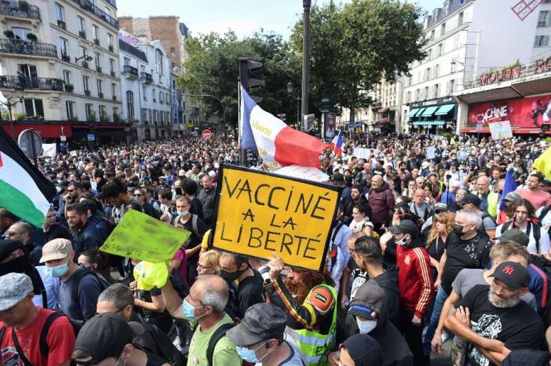 Tens of thousands protested across France for a third straight weekend